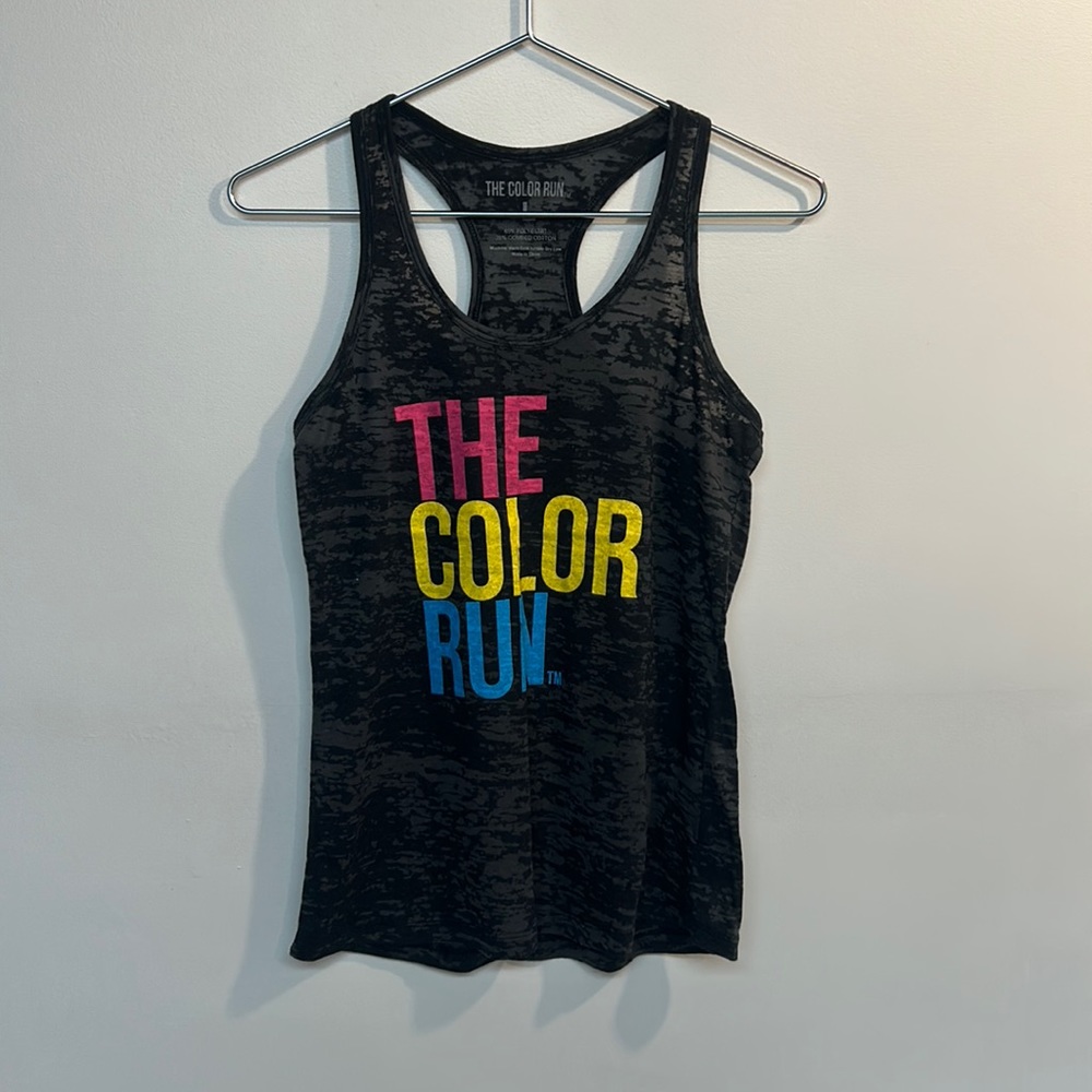 The Color Run tank top size L multicolored